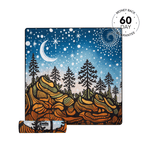 Starry Nights - Recycled Picnic Blanket preview #1