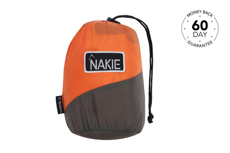 Sunburnt Orange - Recycelte Hängematte mit Gurten