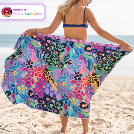 Kasey Rainbow - Recycled Sand Free Beach Towel