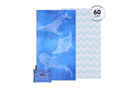 Underwater Magic - Recycled Sand Free Beach Towel