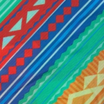 Wild Fiesta - Recycled Hammock with Straps