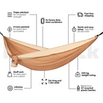 Sahara Sand - Recycled Hammock with Straps preview #4