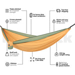 Golden Mango - Recycled Hammock with Straps preview #3