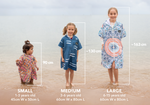 Rosy Tides - Serviette à capuche recyclée sans sable preview #2