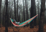 Sky Blue - Recycled Double Hammock with Straps - Nakie preview #9