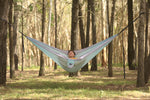 Twilight Blue - Recycled Double Hammock with Straps - Nakie preview #7