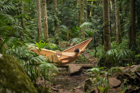 Sahara Sand - Recycled Hammock with Straps