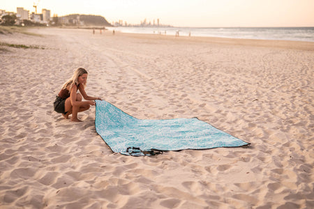 Floating Lotus - Recycled Picnic Blanket