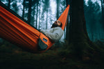 Sunburnt Orange -  Recycled Hammock with Straps preview #2