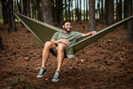 Olive Green - Recycled Hammock with Straps preview #9